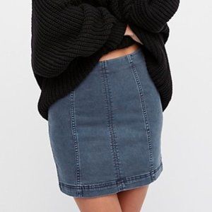 Free People Modern Femme Denim Mini, Size 4